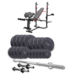 Лава Hop-Sport Elitum Titan HS-1065HB Pro зі штангою та гантелями 89 кг