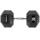 Гантель шестигранна HMS HEX PRO, 30 кг