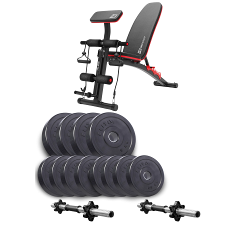 Лава Hop-Sport Elitum Titan HS-1035 з гантелями 2 х 21 кг