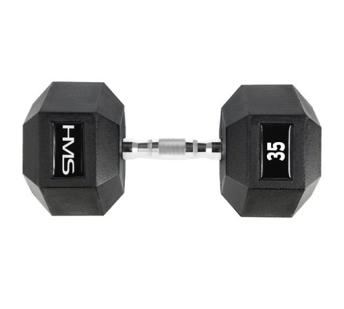 Гантель шестигранна HMS HEX PRO, 35 кг