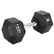 Гантель шестигранна HMS HEX PRO, 35 кг