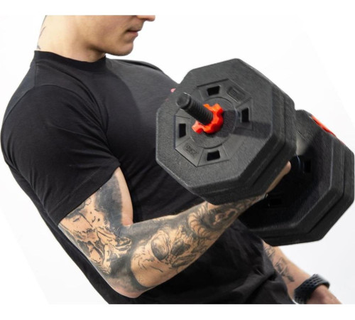 Гантель Eb Fit 1039183 бітумна 1 х 10 кг Гантель Eb Fit 1039183 бітумна 1 х 10 кг