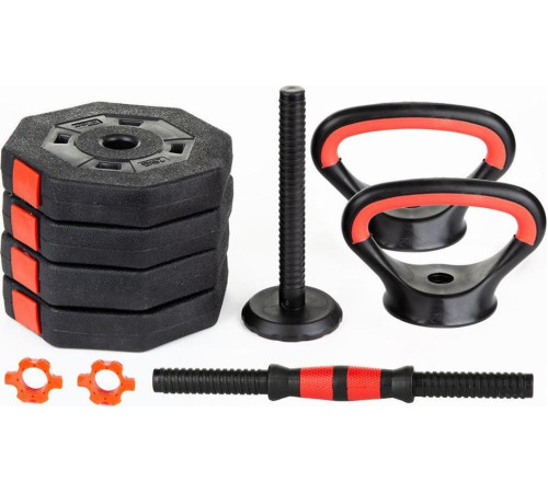 Гантель Eb Fit 1039183 бітумна 1 х 10 кг Гантель Eb Fit 1039183 бітумна 1 х 10 кг