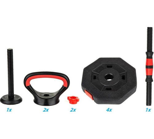 Гантель Eb Fit 1039183 бітумна 1 х 10 кг Гантель Eb Fit 1039183 бітумна 1 х 10 кг