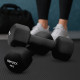 Гантелі неопренові Gymtek Hex 2 х 4 кг, чорний