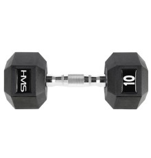 Гантель шестигранна HMS HEX PRO, 10 кг