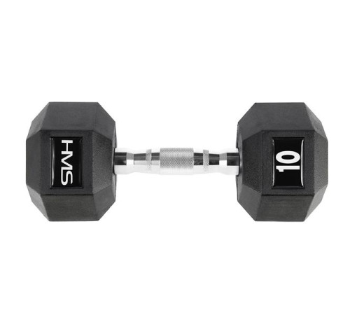 Гантель шестигранна HMS HEX PRO, 10 кг