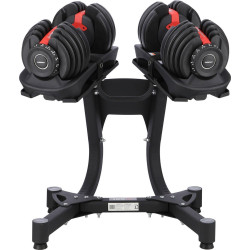 Набір гантелей регульованої системи 2 х 24 кг + підставка UNDERFIT