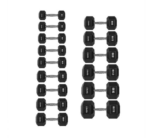 Гантель шестигранна HMS HEX PRO, 20 кг Гантель шестигранна HMS HEX PRO, 20 кг