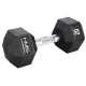 Гантель шестигранна HMS HEX PRO, 20 кг