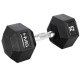 Гантель шестигранна HMS HEX PRO, 25 кг