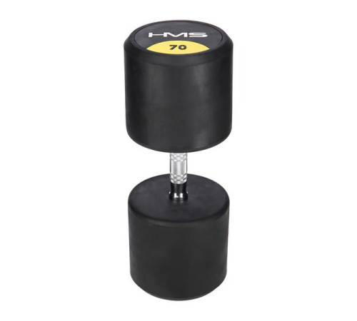 Гантель прогумована HMS HG PRO, 70 кг