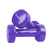 Гантелі вінілові inSPORTline Smoothbell, 2 x 1 кг