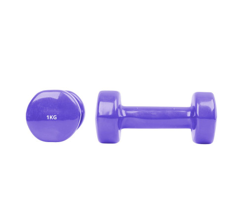 Гантелі вінілові inSPORTline Smoothbell, 2 x 1 кг Гантелі вінілові inSPORTline Smoothbell, 2 x 1 кг