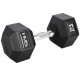 Гантель шестигранна HMS HEX PRO, 27,5 кг