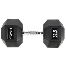 Гантель шестигранна HMS HEX PRO 32,5 кг