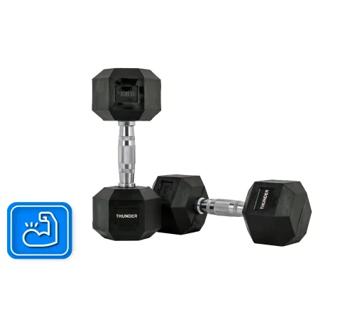 Гантель шестигранна THUNDER 10 кг Гантель шестигранна THUNDER 10 кг