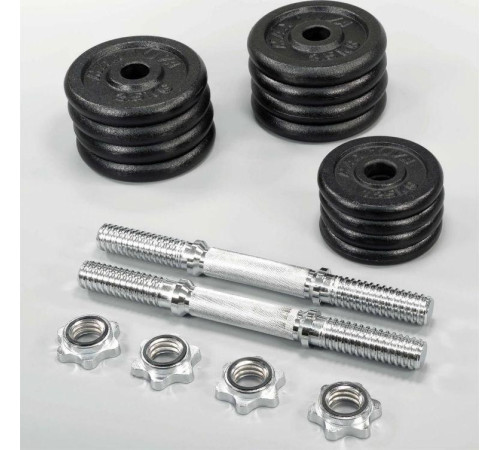 Гантелі Maxxiva D83766 чавунні 2 x 15 кг Гантелі Maxxiva D83766 чавунні 2 x 15 кг
