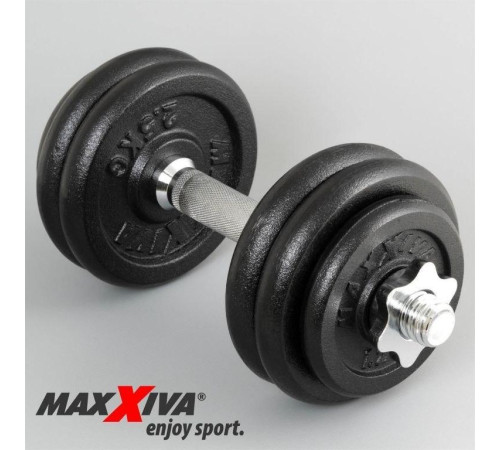 Гантелі Maxxiva D83766 чавунні 2 x 15 кг Гантелі Maxxiva D83766 чавунні 2 x 15 кг