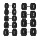 Гантель шестигранна HMS HEX PRO 37,5 кг