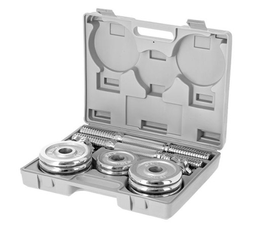 Гантелі розбірні в кейсі HMS STC15, 15 кг