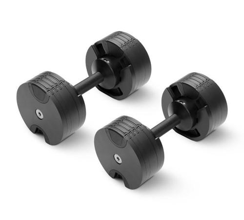 Гантелі набірні NUO Nuobell All Black 2 х 20 кг, чорні