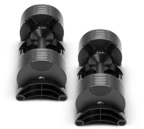 Гантелі набірні NUO Nuobell All Black 2 х 20 кг, чорні