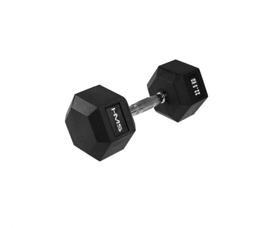 Гантель шестигранна HMS HEX PRO, 22,5 кг Гантель шестигранна HMS HEX PRO, 22,5 кг