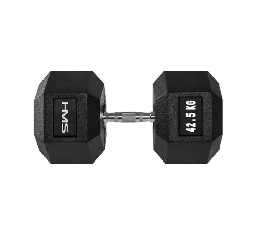 Гантель шестигранна HMS HEX PRO, 42,5 кг Гантель шестигранна HMS HEX PRO, 42,5 кг