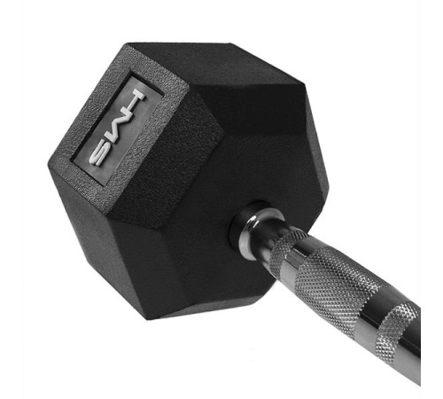 Гантель шестигранна HMS HEX PRO, 42,5 кг Гантель шестигранна HMS HEX PRO, 42,5 кг