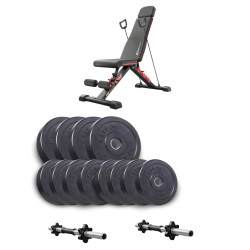 Лава Hop-Sport HS-2080 HB з гантелями Elitum Titan 2 х 21 кг