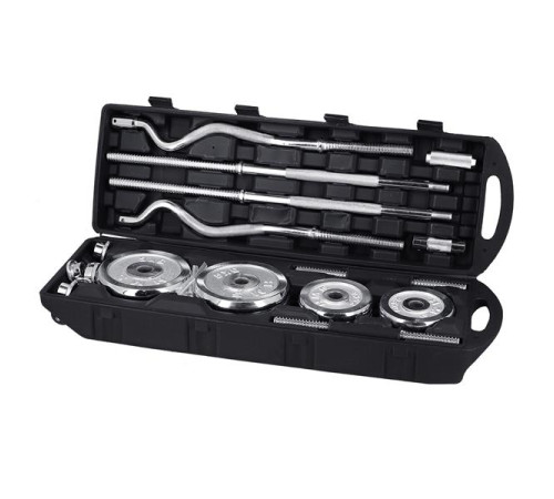 Гантелі розбірні в кейсі HMS STC55, 55 кг