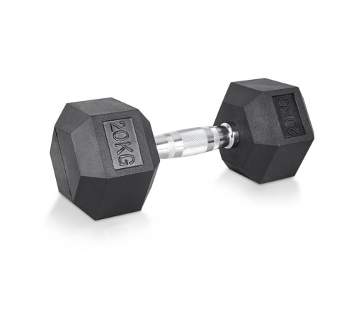 Гантель шестигранна inSPORTline Hexclusive 20 кг