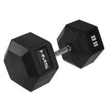 Гантель шестигранна HMS HEX PRO, 55 кг