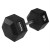 Гантель шестигранна HMS HEX PRO, 55 кг