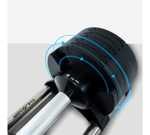 Гантелі регульовані THUNDER GYM-01 24 + 24 кг