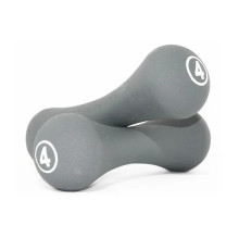 Гантелі неопренові Neoprene 2 х 4 кг, сірі