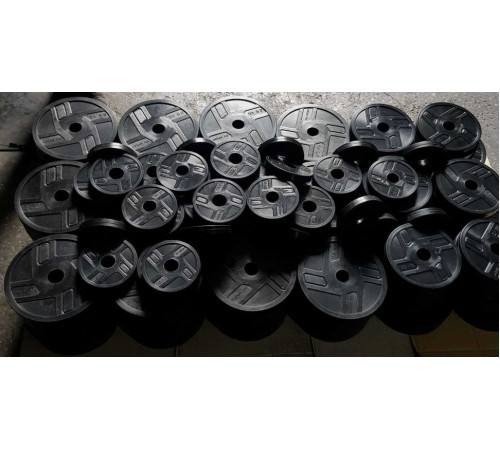 Гантель гумова набірна Rn-Sport 9 кг