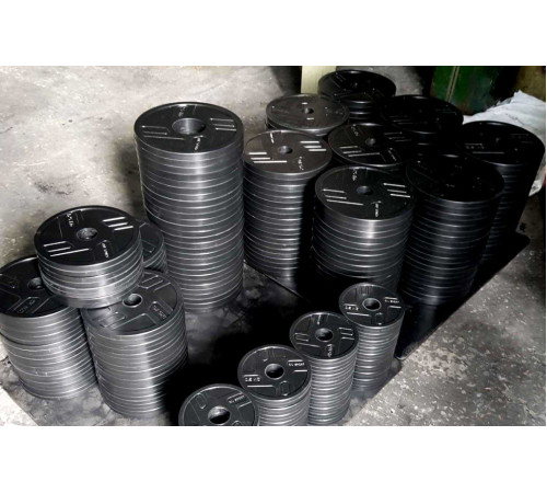 Гантель гумова набірна Rn-Sport 9 кг