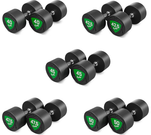 Гантелі прогумовані UpForm Hantle 2 х 40-50 кг