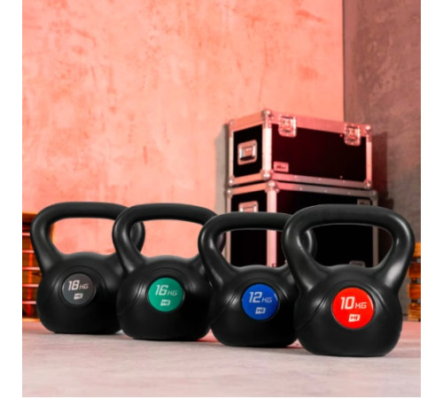 Гиря вінілова Hop-Sport 18 кг HS-PB0018KB Гиря вінілова Hop-Sport 18 кг HS-PB0018KB