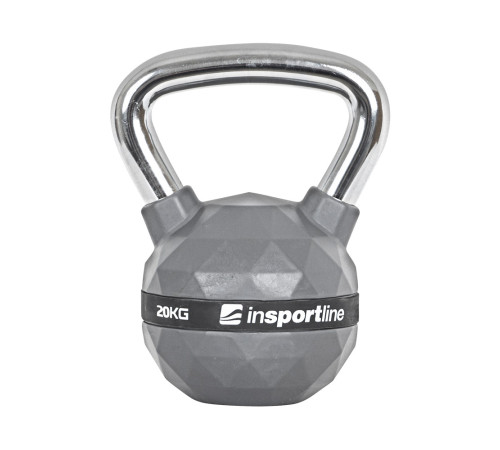 Гиря з гумовим покриттям inSPORTline Kettlebell PU 20 кг Гиря з гумовим покриттям inSPORTline Kettlebell PU 20 кг