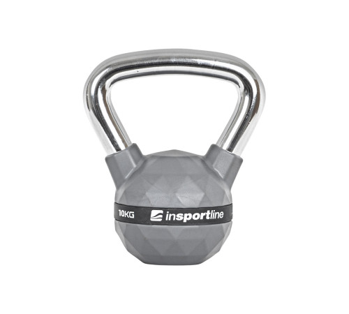 Гиря з гумовим покриттям inSPORTline Kettlebell PU 10 кг Гиря з гумовим покриттям inSPORTline Kettlebell PU 10 кг