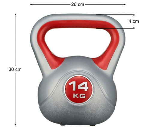 Гиря вінілова Master Kettlebell 14 кг Гиря вінілова Master Kettlebell 14 кг