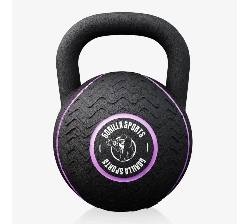 Гирі прогумовані Gorilla Sports 8 кг, 12кг, 16 кг