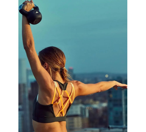 Гиря Adidas Kettlebell 4 кг, чорна