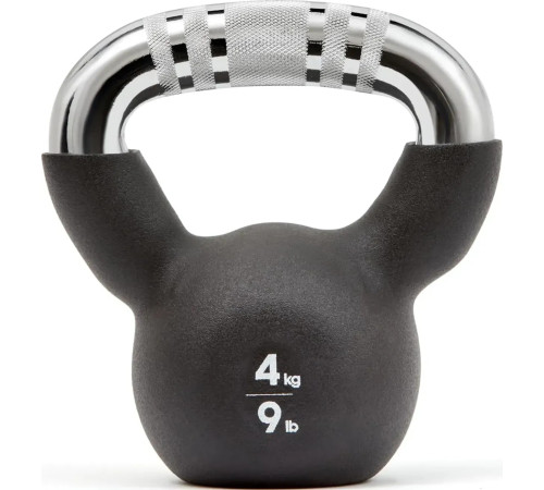 Гиря Adidas Kettlebell 4 кг, чорна