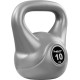 Гиря бітумна Movit Kettlebell 10 кг, сіра