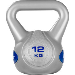 Гиря бітумна Movit Kettlebell 12 кг, сіра