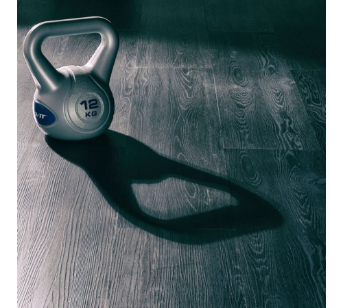 Гиря бітумна Movit Kettlebell 12 кг, сіра Гиря бітумна Movit Kettlebell 12 кг, сіра